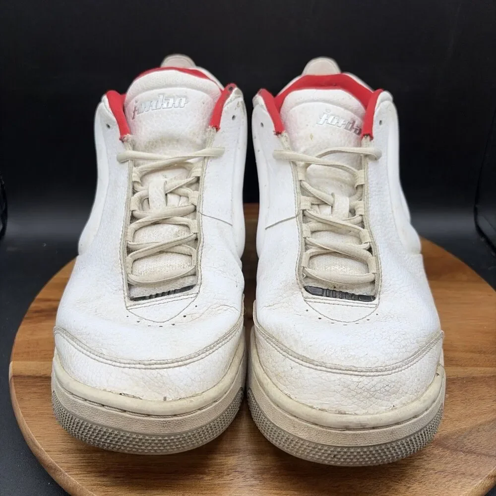 Air Jordan Big Fund “White Silver” Mens Size 13 Shoes Mid Top Basketball Sneaker